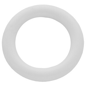 ANELLO BASTONE TENDA D 46X66 PLASTICA C/FORO BIANCO